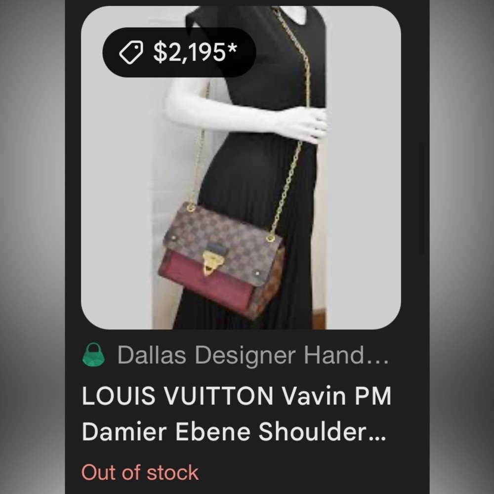 Louis Vuitton Damier Bordeaux Vavin PM✨ - Picture 3 of 14